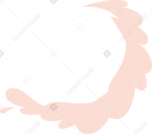 вихрь капель в форме полумесяца в PNG, SVG