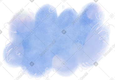 Blue cloud PNG, SVG