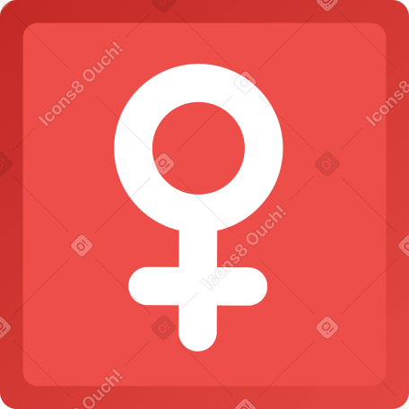 женский знак в PNG, SVG