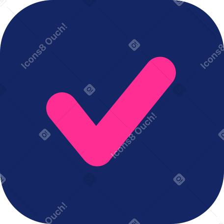 check mark icon Illustration in PNG, SVG