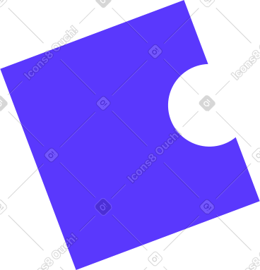 Part of the dark blue puzzle PNG, SVG