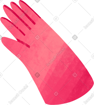 Pink rubber glove PNG, SVG