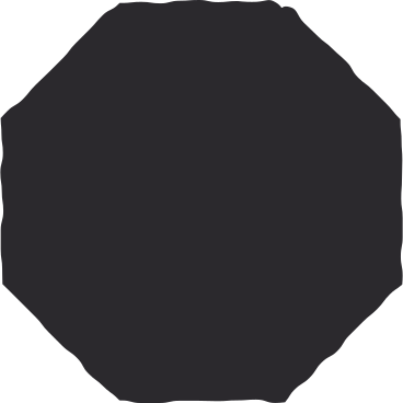Octagon black PNG, SVG
