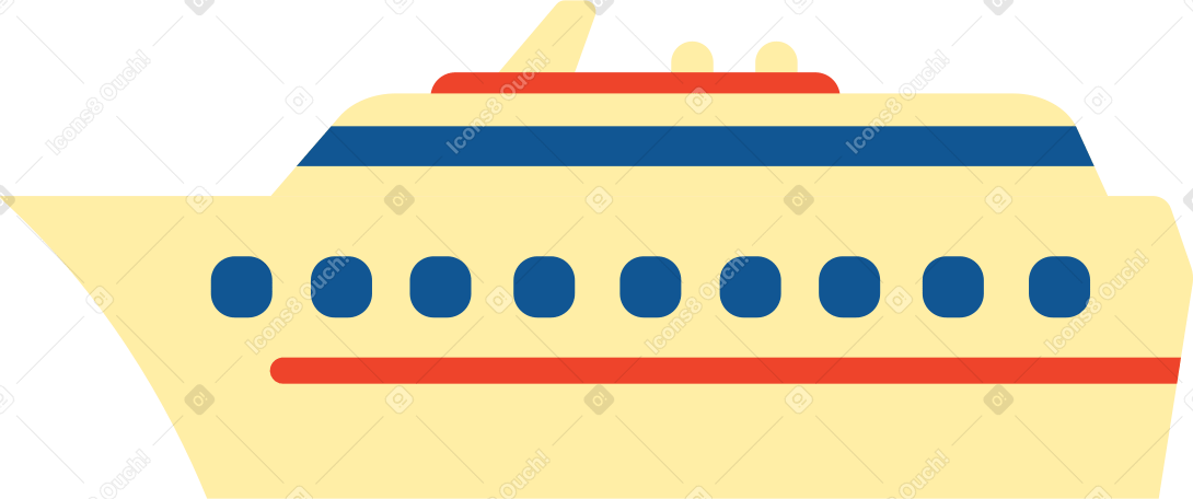 bateau de croisière PNG, SVG