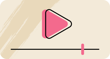 play button with scale animated illustration in GIF, Lottie (JSON), AE