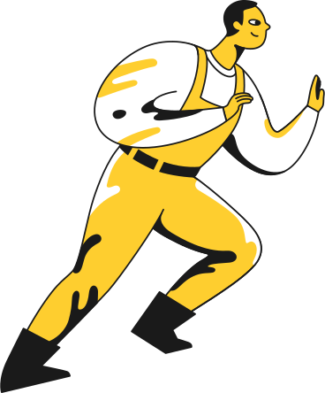 man in overalls and boots PNG, SVG