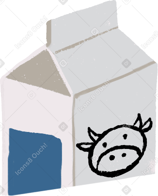 small carton of milk PNG, SVG