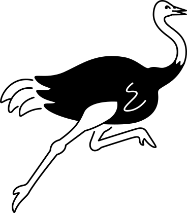 ostrich PNG, SVG