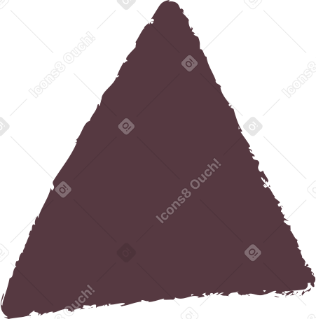 dark brown triangle PNG、SVG