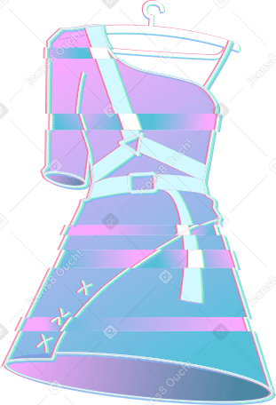 платье на вешалке в PNG, SVG