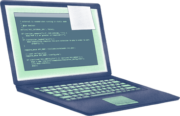 laptop with code PNG, SVG