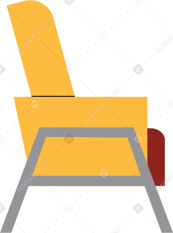 armchair Illustration in PNG, SVG