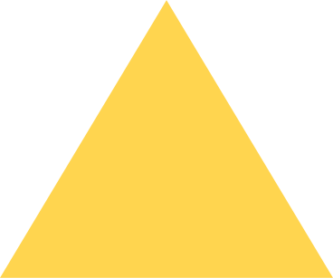 三角黄色 PNG、SVG