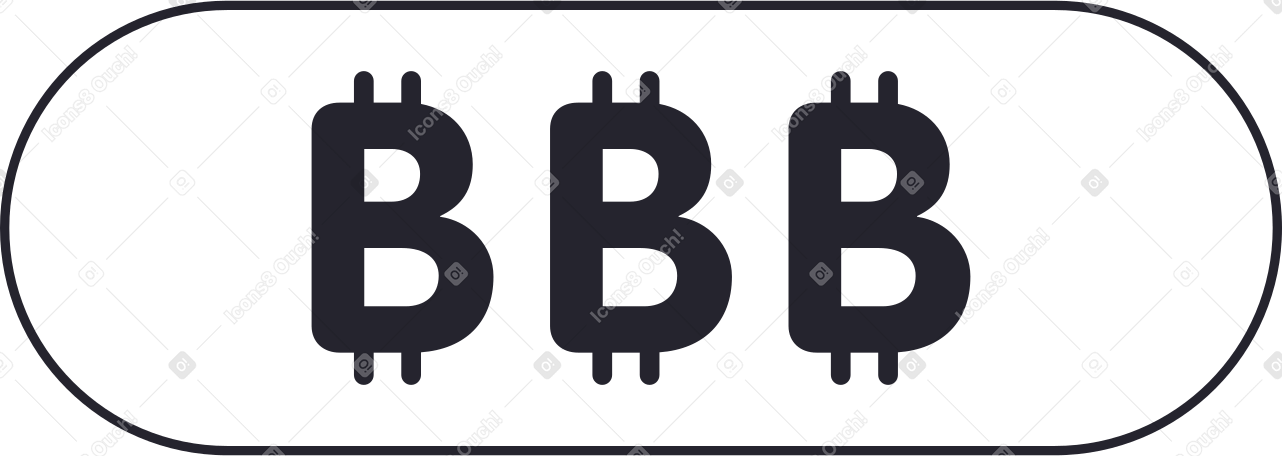 bitcoin price tag Illustration in PNG, SVG