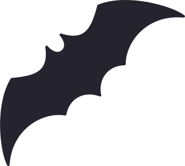 flying bat silhouette PNG, SVG