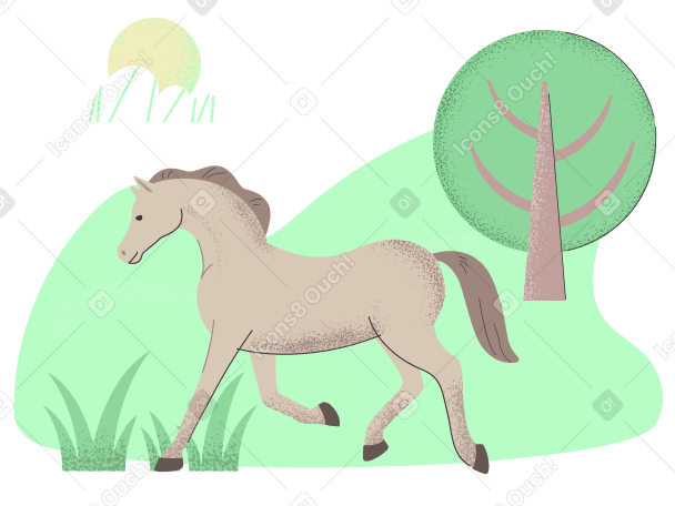 Cavalo selvagem PNG, SVG