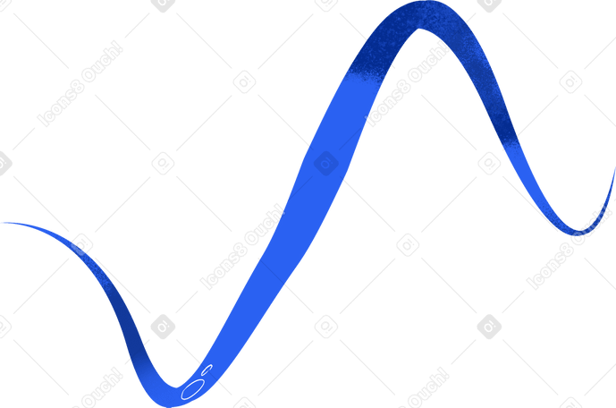 decorative blue line PNG, SVG