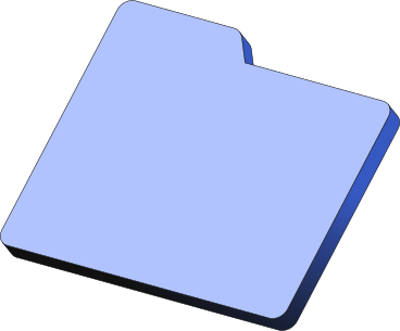 back of folder with cloud PNG, SVG
