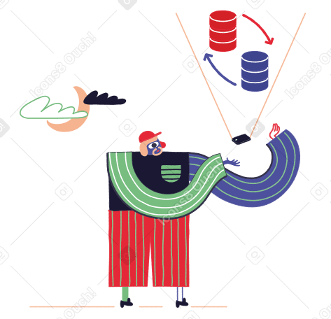 Loading Illustration in PNG, SVG