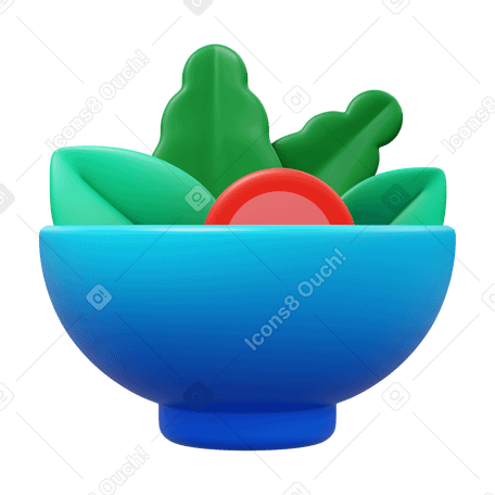 3D salad PNG, SVG