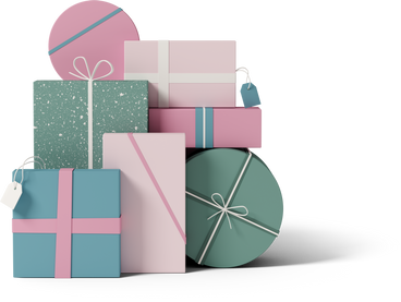 colorful gift boxes PNG, SVG
