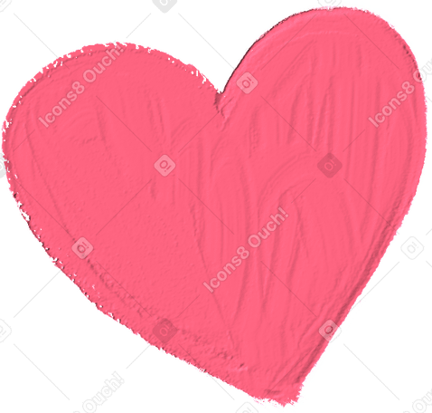 pink heart PNG, SVG