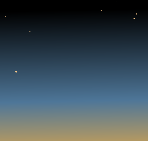 winter night sky Illustration in PNG, SVG