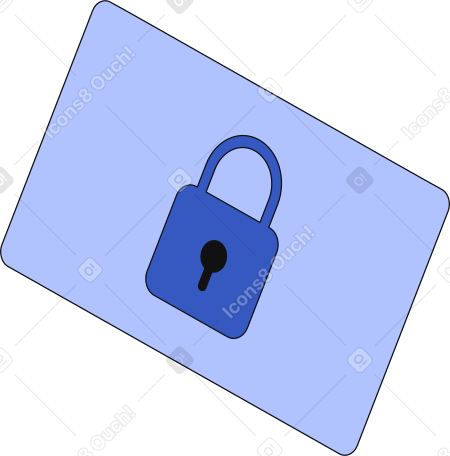 lock in frame PNG, SVG