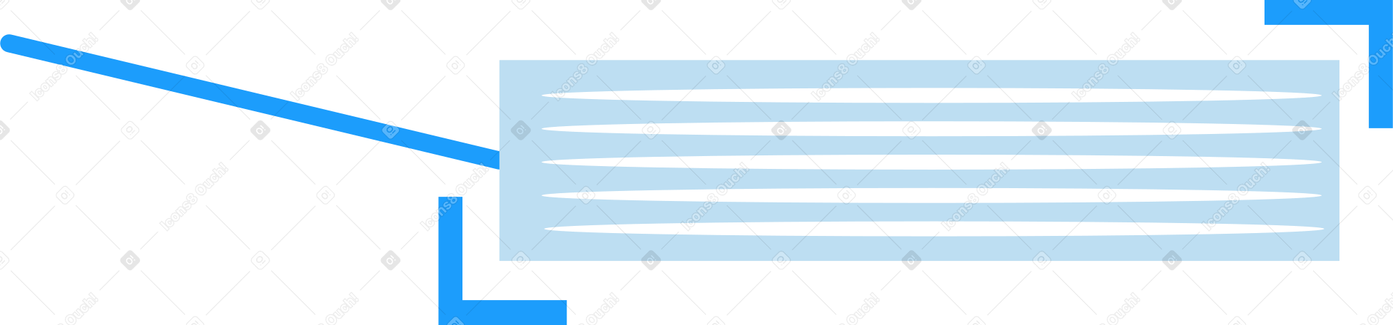 Textura azul emoldurada PNG, SVG