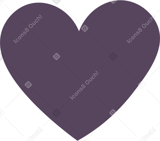 purple heart Illustration in PNG, SVG