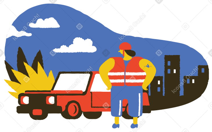 Car service  Illustration in PNG, SVG