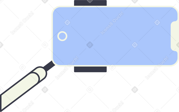 selfie stick Illustration in PNG, SVG