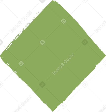 dark green rhombus Illustration in PNG, SVG