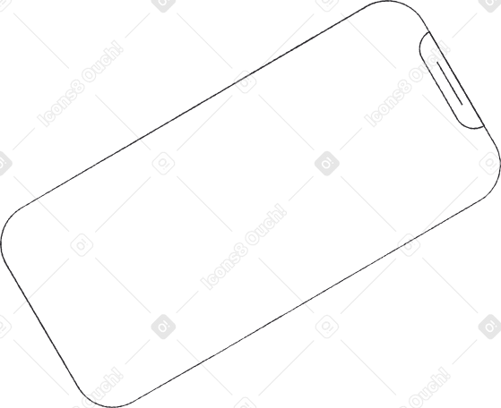 cadre de téléphone PNG, SVG