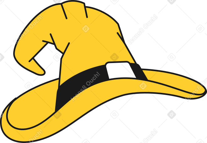 cappello da strega PNG, SVG