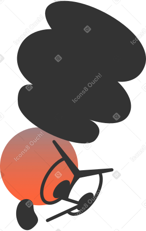 head Illustration in PNG, SVG