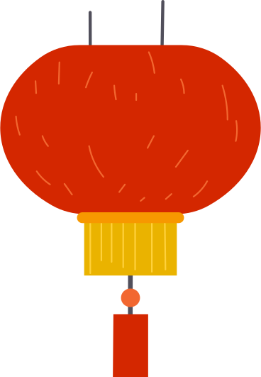 New year's lantern PNG, SVG