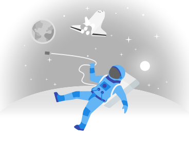 Astronaute flottant dans l’espace PNG, SVG