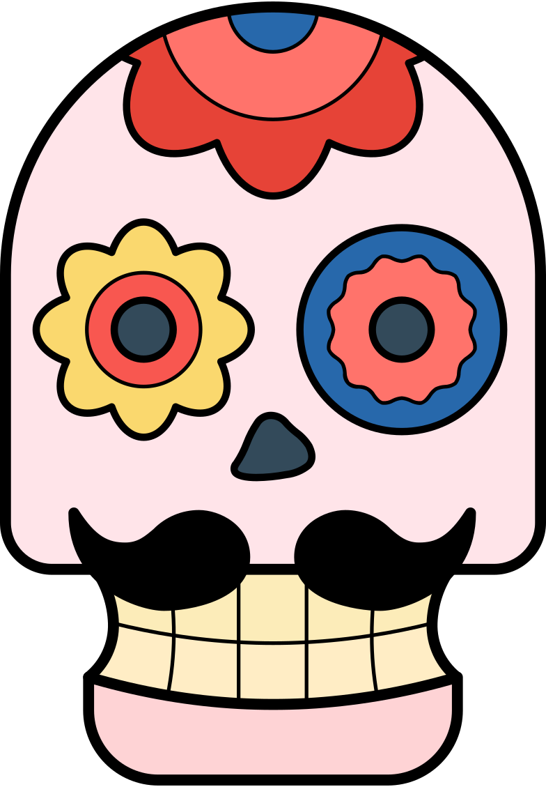 skull Clipart illustration in PNG, SVG
