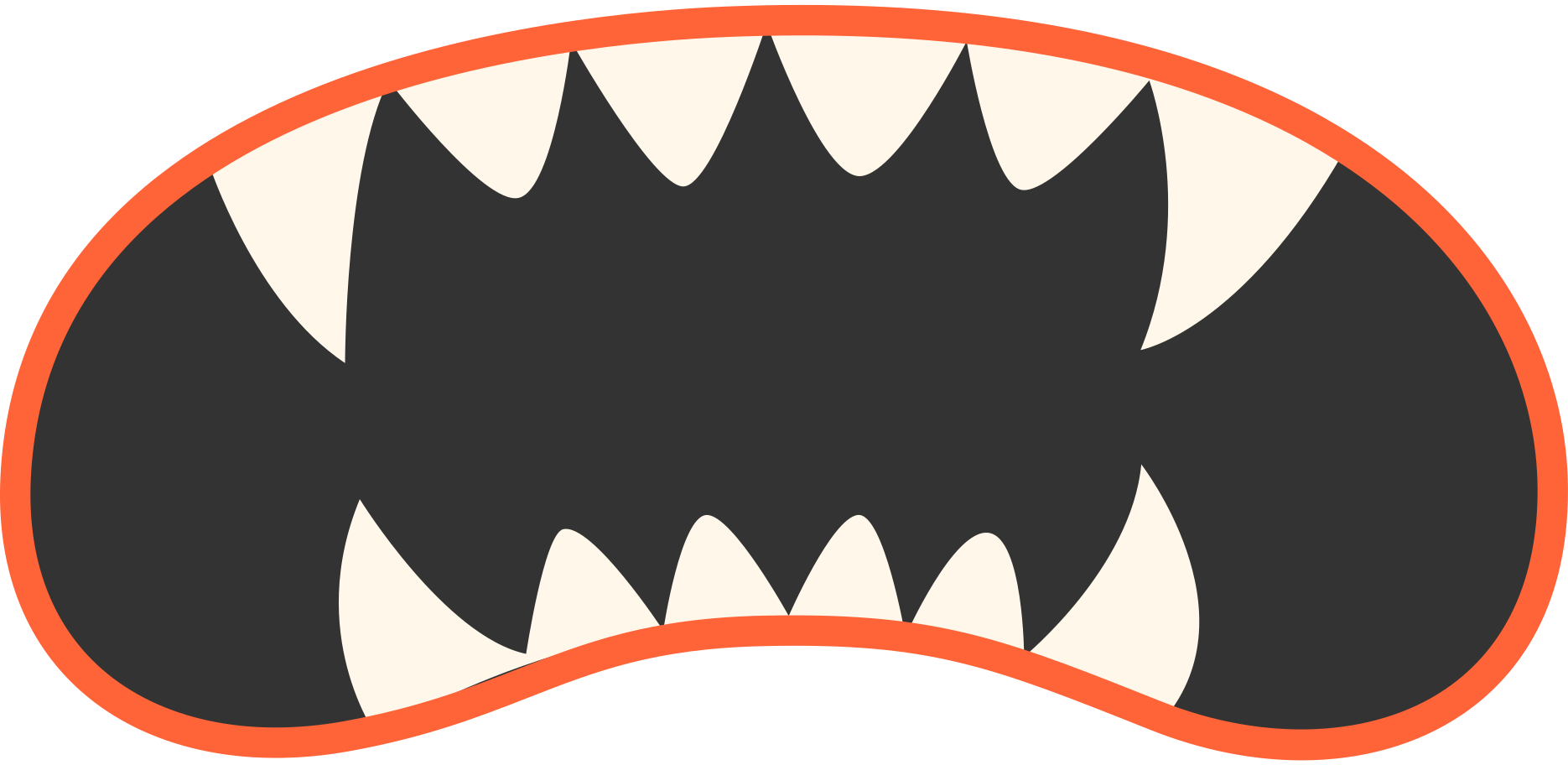 mouth vampire Illustration in PNG, SVG