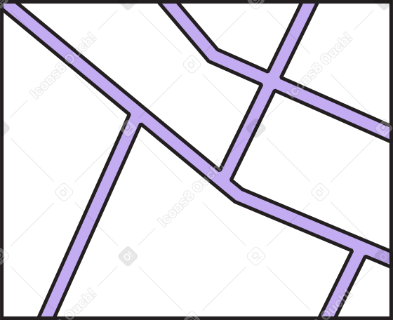 схематическая карта города в PNG, SVG