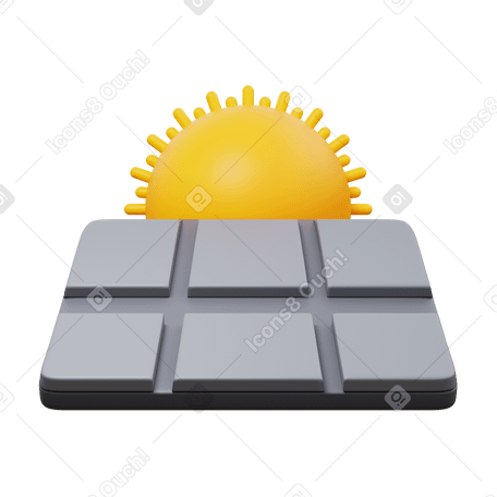 3D solar panel PNG, SVG