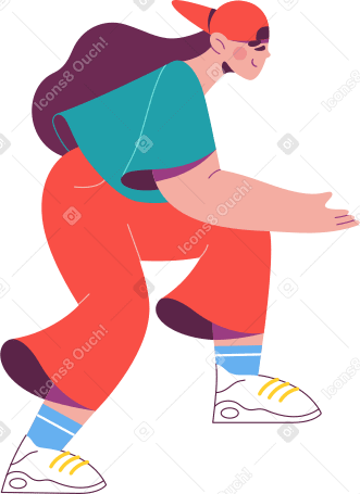 woman with bent legs PNG, SVG