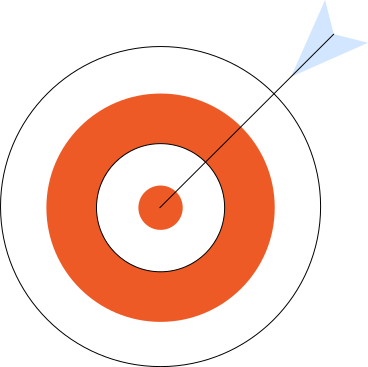 Objetivo con flecha PNG, SVG