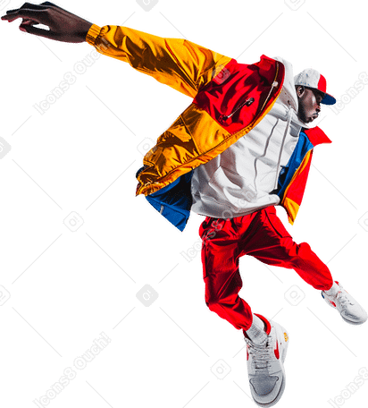 young man jumping high PNG, SVG