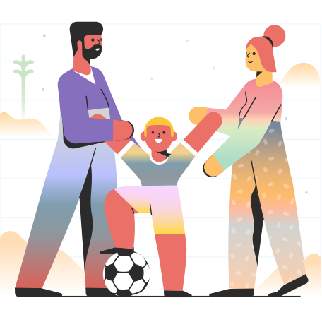 Family Illustration in PNG, SVG