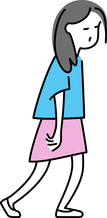 Уставшая женщина в PNG, SVG