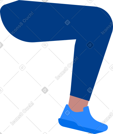 Man leg PNG, SVG