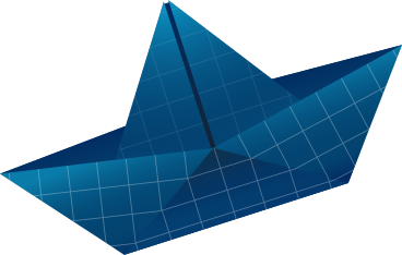 paper boat made out of blueprint PNG, SVG