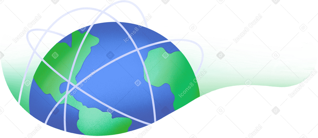 Globus beschnitten PNG, SVG